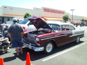 Paulos' 55 Chevy on the road with a new 383 cu.in. stroker